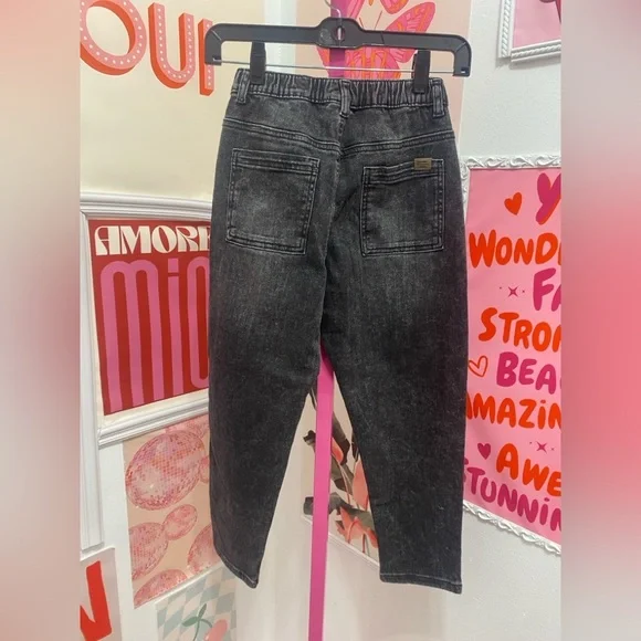 ZARA Black Wash Denim Jeans - Picture 2 of 7